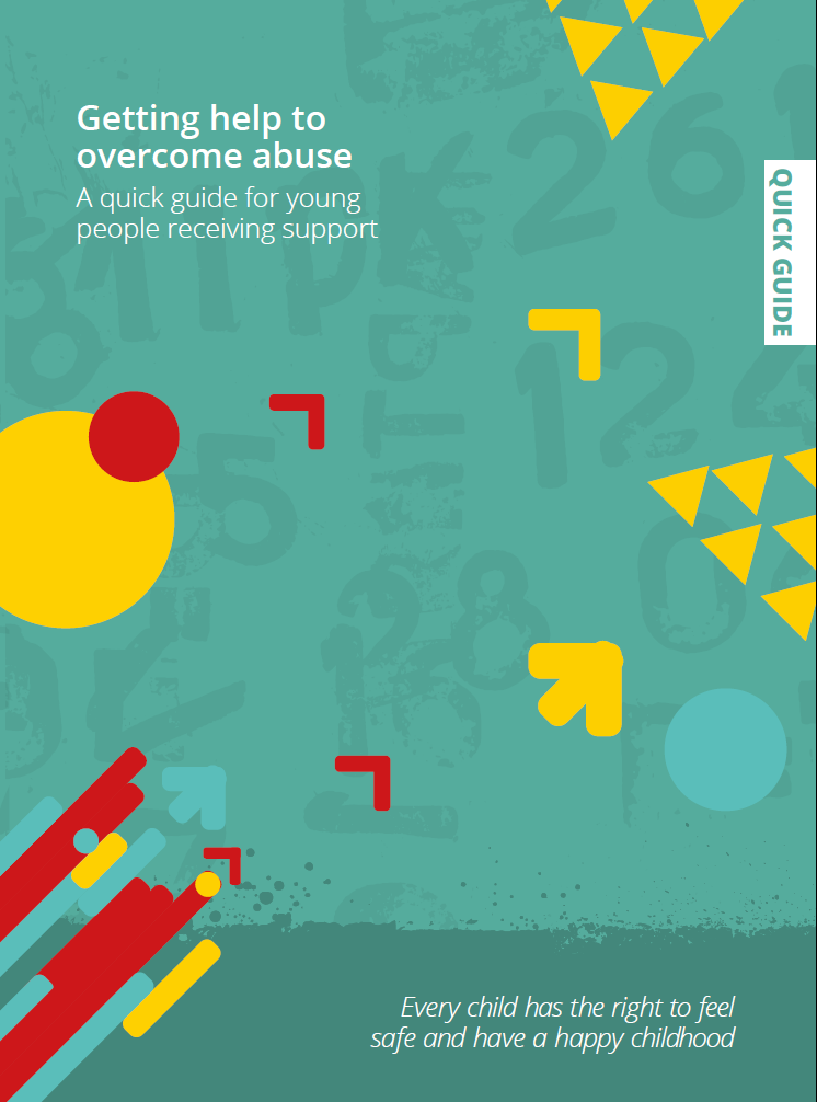 The cover of the getting help to overcome abuse quick guide