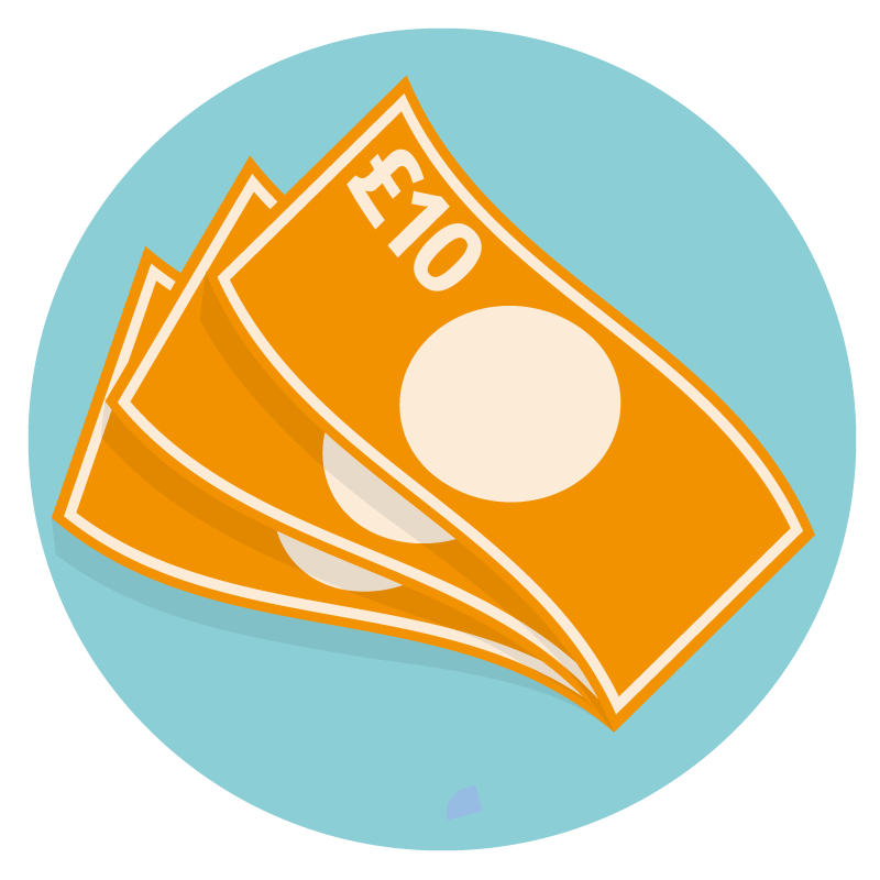 icon showing money