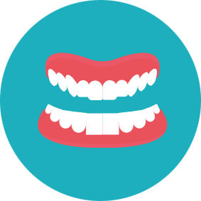 an image of false teeth