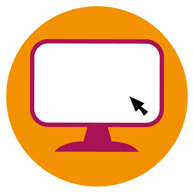 icon showing a computer screen