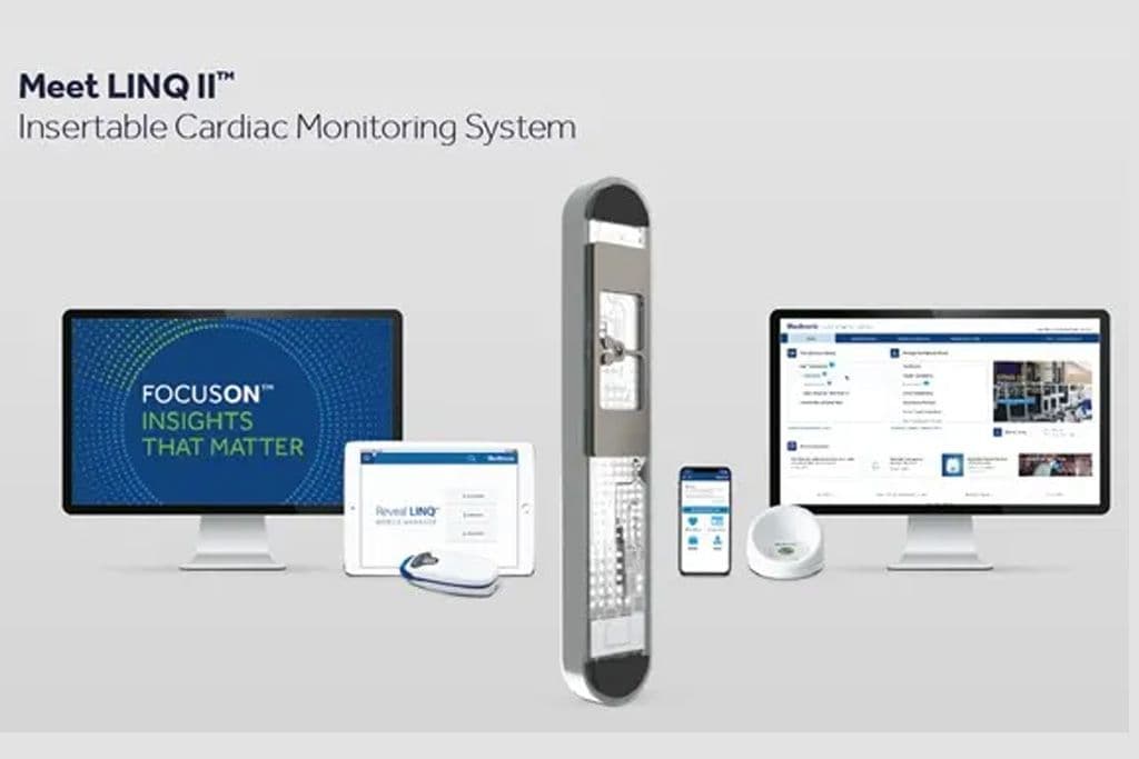 An image of the Linq device surrounded by different media devices